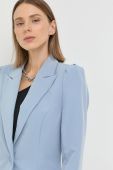 Піджак Bruuns Bazaar Rubysus Nora однобортний однотонний колір блакитний