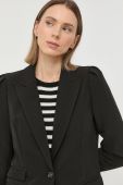 Піджак Bruuns Bazaar Rubysus Nora колір чорний однобортний однотонний