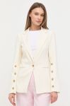 Піджак Twinset колір бежевий однобортний однотонна (3181241)