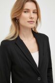 Піджак Sisley колір чорний однобортний однотонна (3003876)