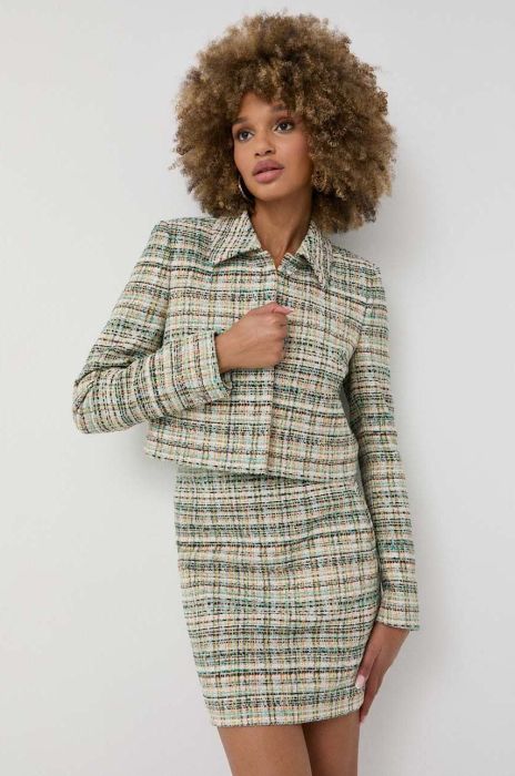 Піджак BOSS однобортний візерунок колір барвистий (3064049)