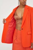 Піджак BOSS колір помаранчевий однобортний однотонна (3303783)