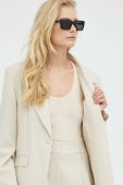 Піджак Herskind колір бежевий однобортний однотонна