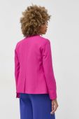 Піджак MAX&Co. колір рожевий двобортний однотонна