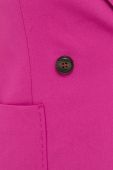 Піджак MAX&Co. колір рожевий двобортний однотонна