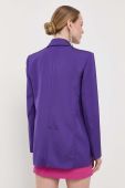 Піджак Patrizia Pepe колір фіолетовий однобортний однотонна (3254486)