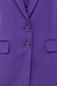 Піджак Patrizia Pepe колір фіолетовий однобортний однотонна (3254486)