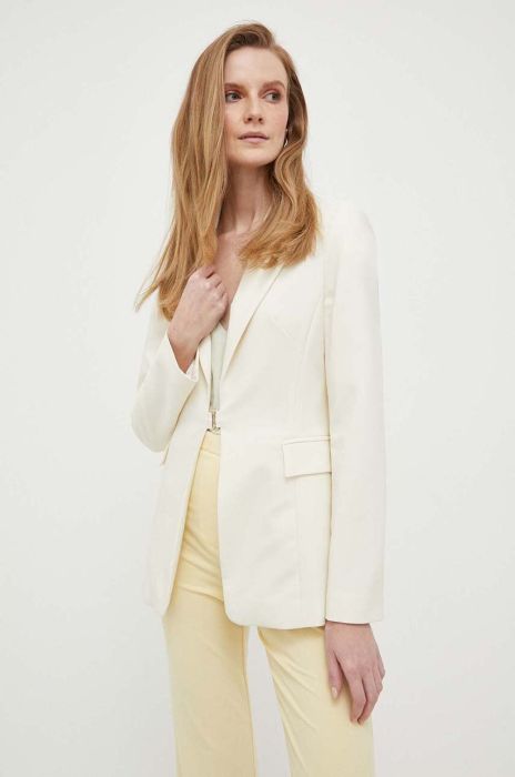 Піджак Artigli колір бежевий однобортний однотонна