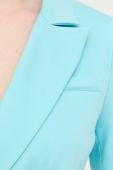 Піджак Morgan двобортний однотонна колір блакитний