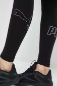 Легінси Puma жіночі колір чорний з принтом (3103487)