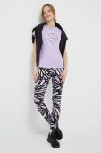 Легінси Puma жіночі колір фіолетовий візерунок