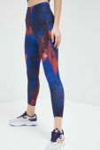 Легінси для бігу adidas Performance Adizero візерунок колір блакитний