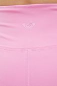 Легінси для тренувань Roxy Heart Into It x Mizuno колір рожевий однотонні