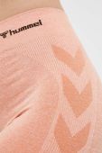 Легінси для йоги Hummel колір помаранчевий з принтом