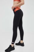 Легінси для тренувань P.E Nation Back Swing колір чорний з аплікацією