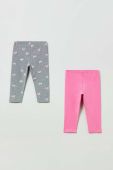 Дитячі легінси OVS колір сірий візерунок (3128249)