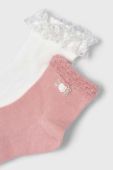 Дитячі шкарпетки Mayoral 2-pack колір рожевий