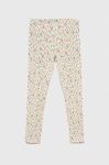 Дитячі легінси United Colors of Benetton колір бежевий візерунок