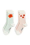 Дитячі шкарпетки Mini Rodini 2-pack колір білий (2909208)