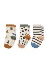 Дитячі шкарпетки Liewood 3-pack колір бежевий (3279202)