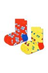 Дитячі шкарпетки Happy Socks Kids Dog & Bone 2-pack колір барвистий (3121158)