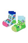 Дитячі шкарпетки Happy Socks Kids Ice Cream 2-pack колір барвистий