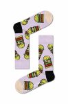 Шкарпетки Happy Socks Burger колір фіолетовий