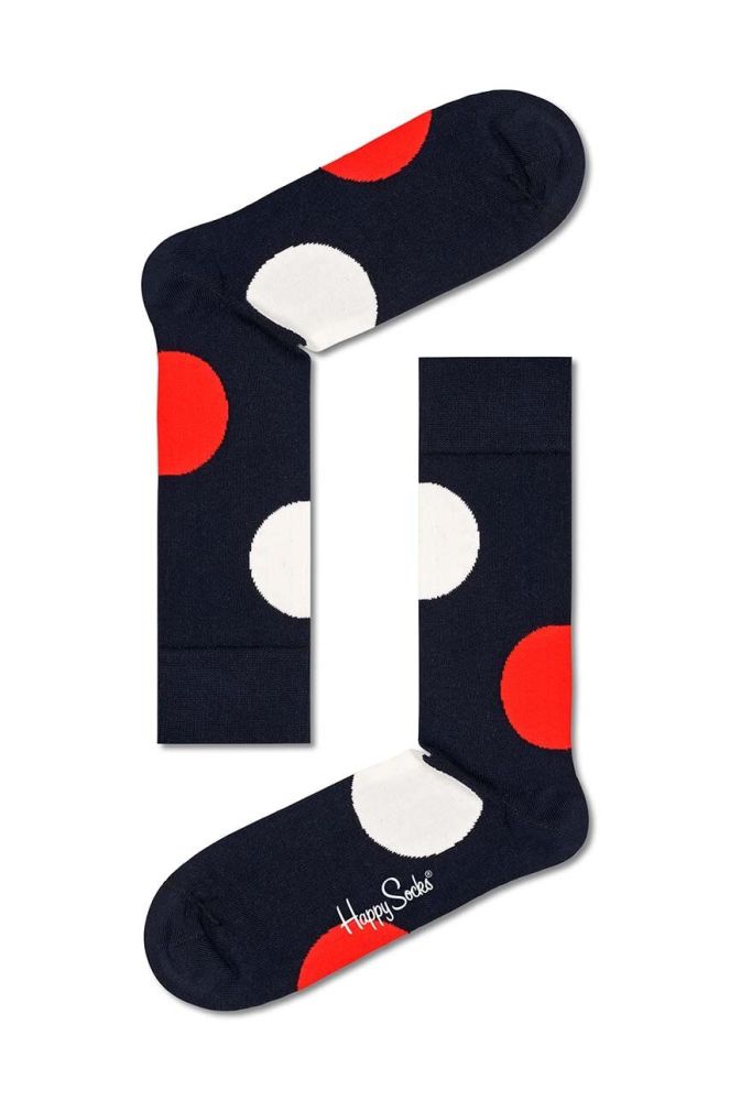 Шкарпетки Happy Socks Jumbo Dot колір синій