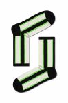 Шкарпетки Happy Socks Black Vertical Stripe колір барвистий