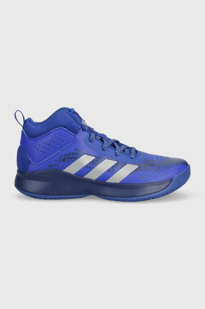 Дитячі кросівки adidas Originals Cross Em Up 5 K Wid колір блакитний