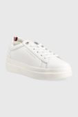 Шкіряні кросівки Tommy Hilfiger Fw0fw06511 Feminine Elevated Sneaker колір білий