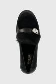 Мокасини Kate Spade Posh жіночі колір чорний на платформі KA320