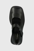 Шкіряні туфлі Vagabond Shoemakers DORAH колір чорний каблук блок 5542.101.20