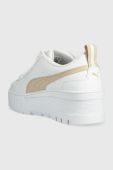 Шкіряні кросівки Puma Mayze Wedge Wns колір білий 386273-06