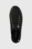 Кросівки Tommy Hilfiger PLATFORM VULCANIZED SNEAKER колір чорний