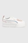Шкіряні кросівки Puma Mayze UT Wns колір білий 389862-01