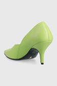 Шкіряні туфлі Patrizia Pepe колір зелений 8Z0079 L048 G532