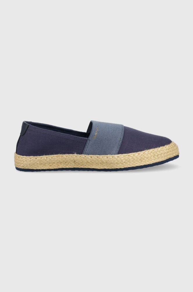 Еспадрилі Gant Raffiaville 26569820.G68 колір блакитний