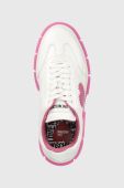 Шкіряні кросівки Love Moschino Sneakerd Belove 65 колір білий JA15676G1G