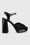 Сандалі Love Moschino San Lod Quadra 120 колір чорний JA1605CG1G