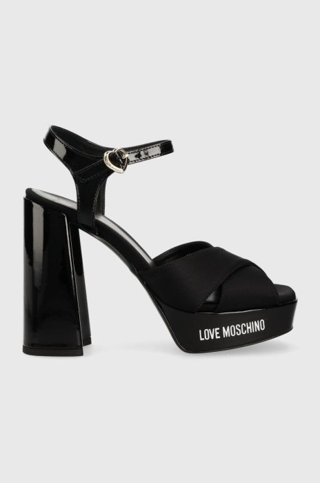 Сандалі Love Moschino San Lod Quadra 120 колір чорний JA1605CG1G