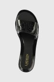 Шльопанці Lauren Ralph Lauren 802891416005 жіночі колір чорний 802891416005