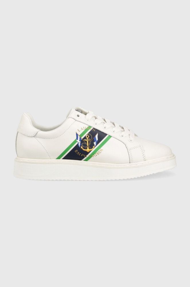 Кеди Lauren Ralph Lauren Angeline 4 колір білий 802891458001