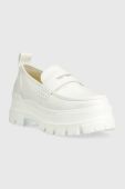 Мокасини Buffalo Aspha жіночі колір білий на платформі 1622213