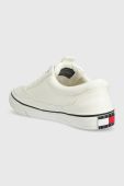 Кеди Tommy Jeans WMNS LONG LACE UP V.CANVAS ESS жіночі колір білий EN0EN02095