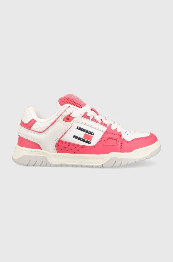Кросівки Tommy Jeans WMNS SKATE SNEAKER колір рожевий