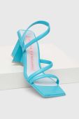 Сандалі Chiara Ferragni CF3130_022 CF STAR HEEL 85 колір блакитний