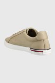 Кеди Tommy Hilfiger ESSENTIAL STRIPES SNEAKER жіночі колір бежевий FW0FW06954