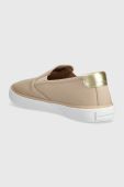 Кеди Tommy Hilfiger ESSENTIAL SLIP-ON SNEAKER жіночі колір бежевий FW0FW06956