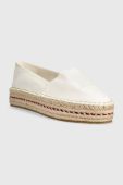 Еспадрилі Tommy Hilfiger TH EMBROIDERED FLATFORM колір бежевий на платформі FW0FW07014